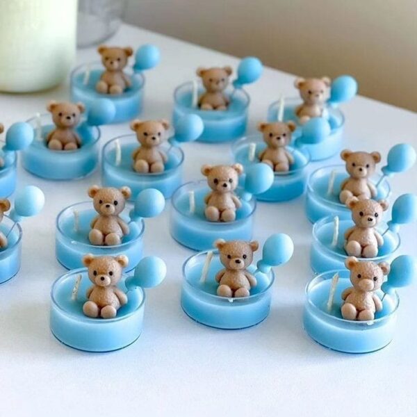 Mini bear scented candle