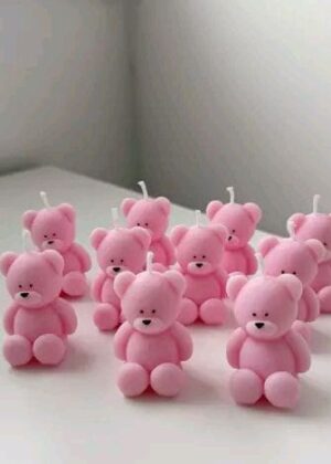 Bear candle
