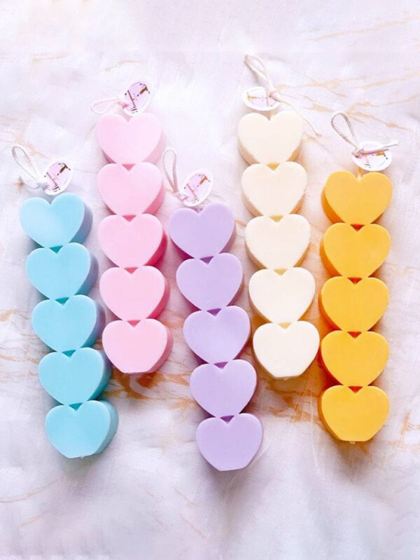 5 Heart stick candle