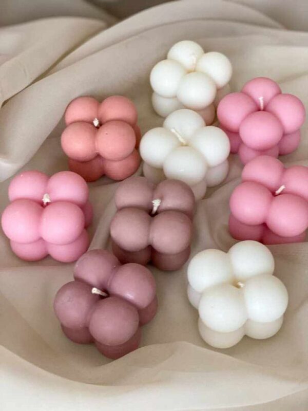 Mini bubble candle