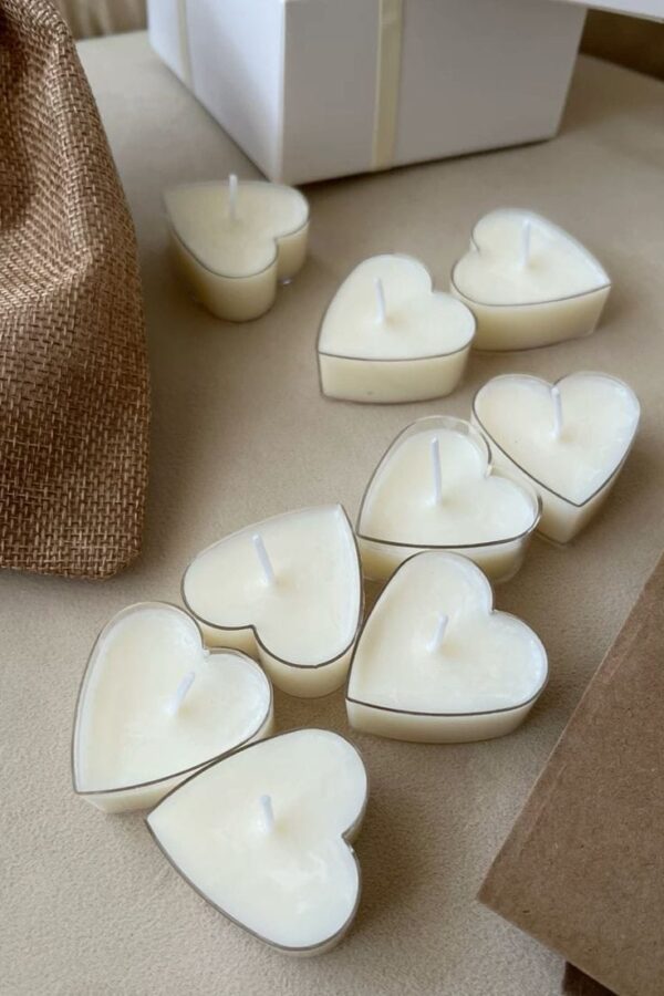 Mini Heart candle - Image 2