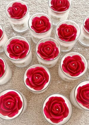 Rose candle