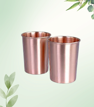 Yoga-mad plain copper glass