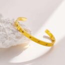 Stainless Steel Luxury Zirconic Bangle