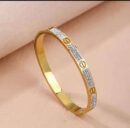 Cartier Clover Fancy Stainless Zircon Bracelet