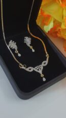 Indian Zarqoon Half Set with Chain