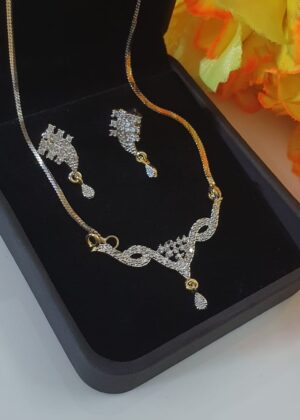 Indian Zarqoon Half Set with Chain